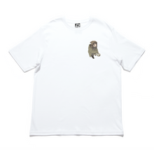 Load image into Gallery viewer, "Cooking" Cut and Sew Wide-body Tee Beige/White