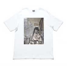 Load image into Gallery viewer, "dede" Cut and Sew Wide-body Tee Beige/White/Black