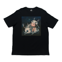 Load image into Gallery viewer, "Lost and Found" Cut and Sew Wide-body Tee Black