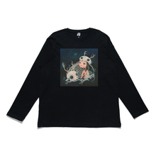 Load image into Gallery viewer, "Lost and Found" Cut and Sew Wide-body Long Sleeved Tee Black