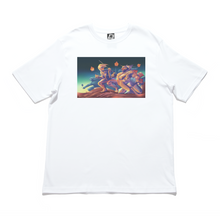 Load image into Gallery viewer, "Youtube Thumbnail" Cut and Sew Wide-body Tee White