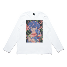 Load image into Gallery viewer, "I Just Want To Grow Old And Die With You" Cut and Sew Wide-body Long Sleeved Tee White