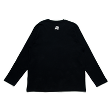 Load image into Gallery viewer, "Wave" Cut and Sew Wide-body Long Sleeved Tee White/Black