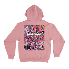 Load image into Gallery viewer, &quot;Hokai Ori Series&quot; Fleece Hoodie Light Pink