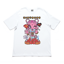 Load image into Gallery viewer, "Toilet God" - Cut and Sew Wide-body Tee White/Black