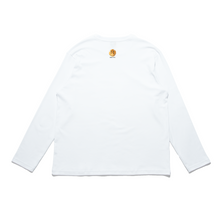 Load image into Gallery viewer, &quot;Neothaicivilization: The Observer&quot; Cut and Sew Wide-body Long Sleeved Tee White/Black