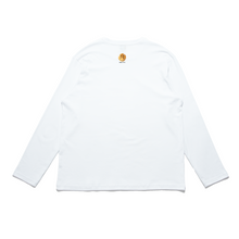 Load image into Gallery viewer, "Neothaicivilization: Dancing Star" Cut and Sew Wide-body Long Sleeved Tee White/Black/Salmon Pink