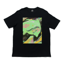 Load image into Gallery viewer, "Uchū/Space" Cut and Sew Wide-body Tee Black