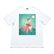 Load image into Gallery viewer, "Safety Of Water" Cut and Sew Wide-body Tee White