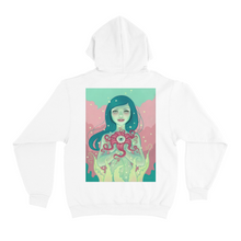 Load image into Gallery viewer, "Bloom" Basic Hoodie White