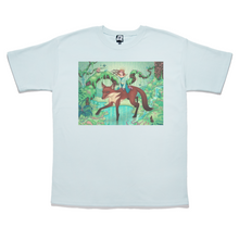 Load image into Gallery viewer, "The Fox's Respite" Taper-Fit Heavy Cotton Tee Mint