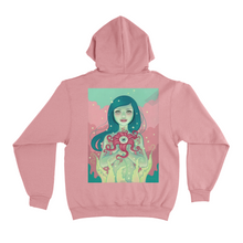 Load image into Gallery viewer, "Bloom" Fleece Hoodie Light Pink