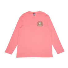 Load image into Gallery viewer, "Bloom" Cut and Sew Wide-body Long Sleeved Tee Salmon Pink