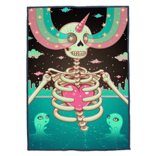 Load image into Gallery viewer, "Skeleton Heart" Rug