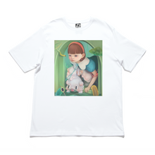 Load image into Gallery viewer, "Crossing River" Cut and Sew Wide-body Tee White