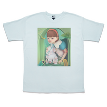 Load image into Gallery viewer, "Crossing River" Taper-Fit Heavy Cotton Tee Mint