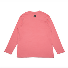 Load image into Gallery viewer, &quot;Stranger in a Dream&quot; Cut and Sew Wide-body Long Sleeved Tee White/Salmon Pink