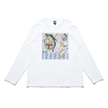 Load image into Gallery viewer, "159" Cut and Sew Wide-body Long Sleeved Tee White