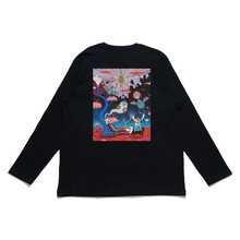Load image into Gallery viewer, "After Death" Cut and Sew Wide-body Long Sleeved Tee White/Black
