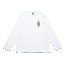 Load image into Gallery viewer, "After Death" Cut and Sew Wide-body Long Sleeved Tee White/Black