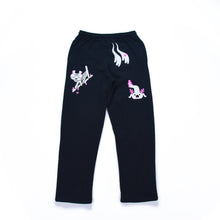 Load image into Gallery viewer, Sanju Kaiju Tapered Sweatpants Black