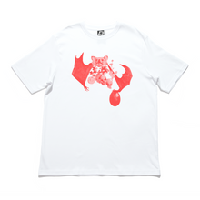 Load image into Gallery viewer, "Chloe" Cut and Sew Wide-body Tee White/Beige