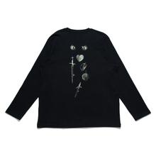 Load image into Gallery viewer, "January" Cut and Sew Wide-body Long Sleeved Tee Black