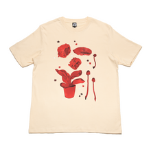 Load image into Gallery viewer, "Early Adult" Cut and Sew Wide-body Tee Beige