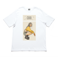 Load image into Gallery viewer, "Cool, Just be You" Cut and Sew Wide-body Tee White