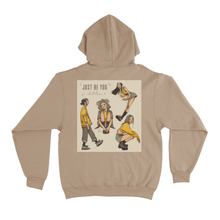 Load image into Gallery viewer, "Bored, Just be You" Fleece Hoodie Beige