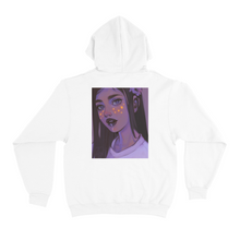 Load image into Gallery viewer, "Stars" Basic Hoodie White/Black