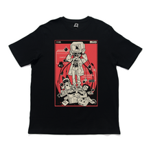 Load image into Gallery viewer, "Gomibako" Cut and Sew Wide-body Tee Black/White