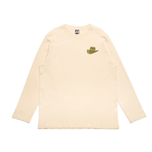 Load image into Gallery viewer, "Be the Cowgirl" Cut and Sew Wide-body Tee White/Beige