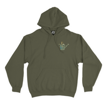 Load image into Gallery viewer, "La Fleuriste" Fleece Hoodie Khaki