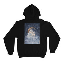 Load image into Gallery viewer, "La Lune" Basic Hoodie Black