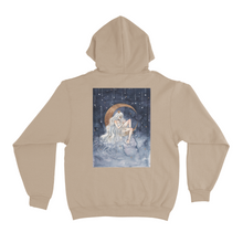Load image into Gallery viewer, "La Lune" Fleece Hoodie Beige