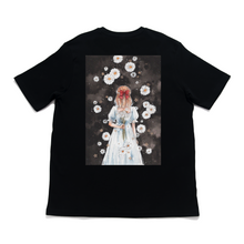 Load image into Gallery viewer, "My Sweet Daisy" Cut and Sew Wide-body Tee White/Black