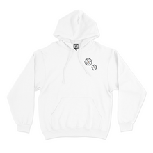 Load image into Gallery viewer, "My Sweet Daisy" Basic Hoodie White/Black