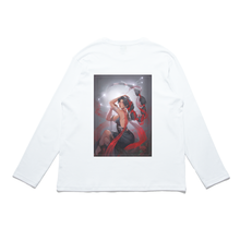 Load image into Gallery viewer, "Scorpio" Cut and Sew Wide-body Long Sleeved Tee White