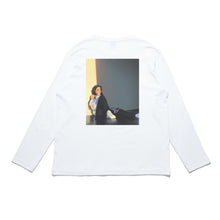 Load image into Gallery viewer, "Exahausted" Cut and Sew Wide-body Long Sleeved Tee White/Black/Beige