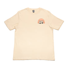 Load image into Gallery viewer, "Peace of Mind" Cut and Sew Wide-body Tee Beige