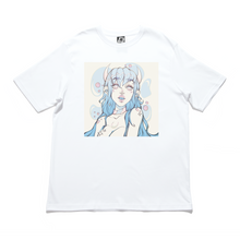 Load image into Gallery viewer, "Yolo" Cut and Sew Wide-body Tee White/Beige