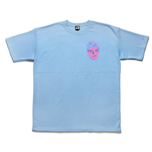 Load image into Gallery viewer, "Waiting" Taper-Fit Heavy Cotton Tee Sky Blue