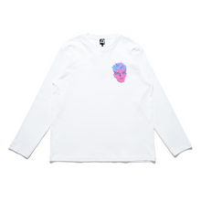 Load image into Gallery viewer, "Waiting" Cut and Sew Wide-body Long Sleeved Tee White