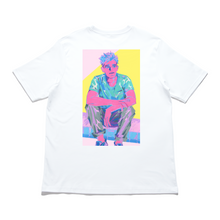 Load image into Gallery viewer, "Waiting" Cut and Sew Wide-body Tee White
