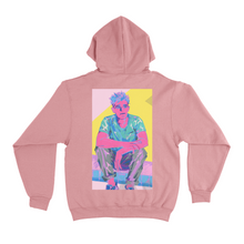 Load image into Gallery viewer, "Waiting" Fleece Hoodie Light Pink