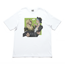 Load image into Gallery viewer, "Carry your friend" Cut and Sew Wide-body Tee White/Black