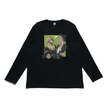 Load image into Gallery viewer, "Carry your Friend" Cut and Sew Wide-body Long Sleeved Tee White/Black