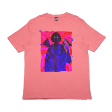 Load image into Gallery viewer, "Behold Dizziness" Cut and Sew Wide-body Tee Salmon Pink
