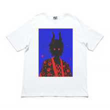 Load image into Gallery viewer, "On a dark Night" Cut and Sew Wide-body Tee White/Beige
